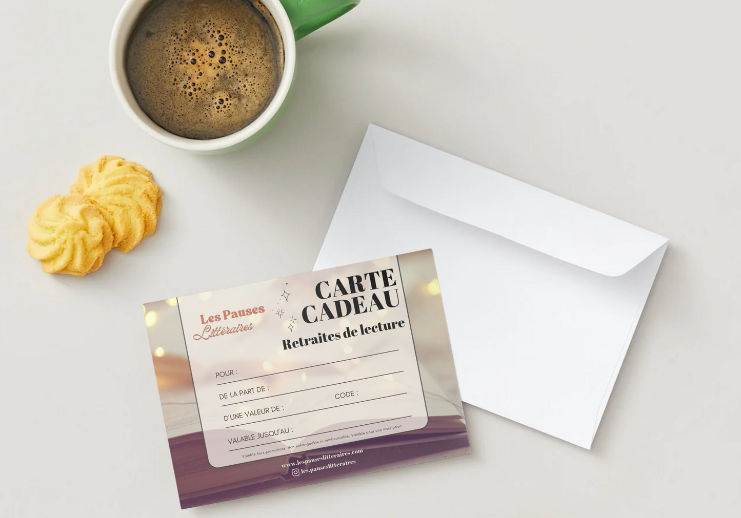 Carte cadeau Les Pauses Littéraires